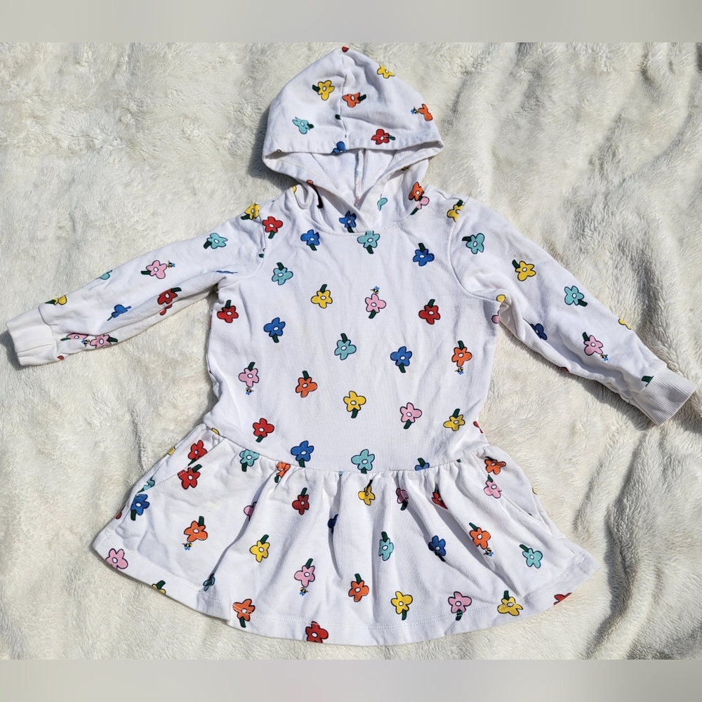 Hanna Anderrson Girls' Hooded Sweatshirt play dress, Size 4